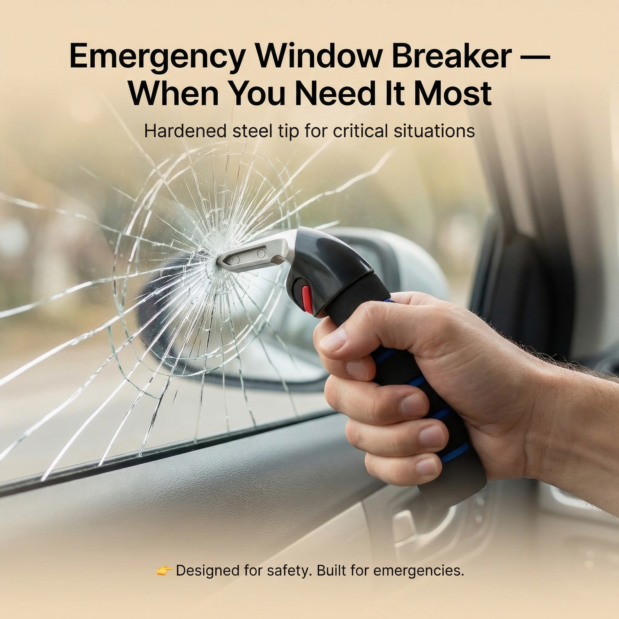 ClariWalk™ Car Emergency Safety & Escape Tool (3-in-1)